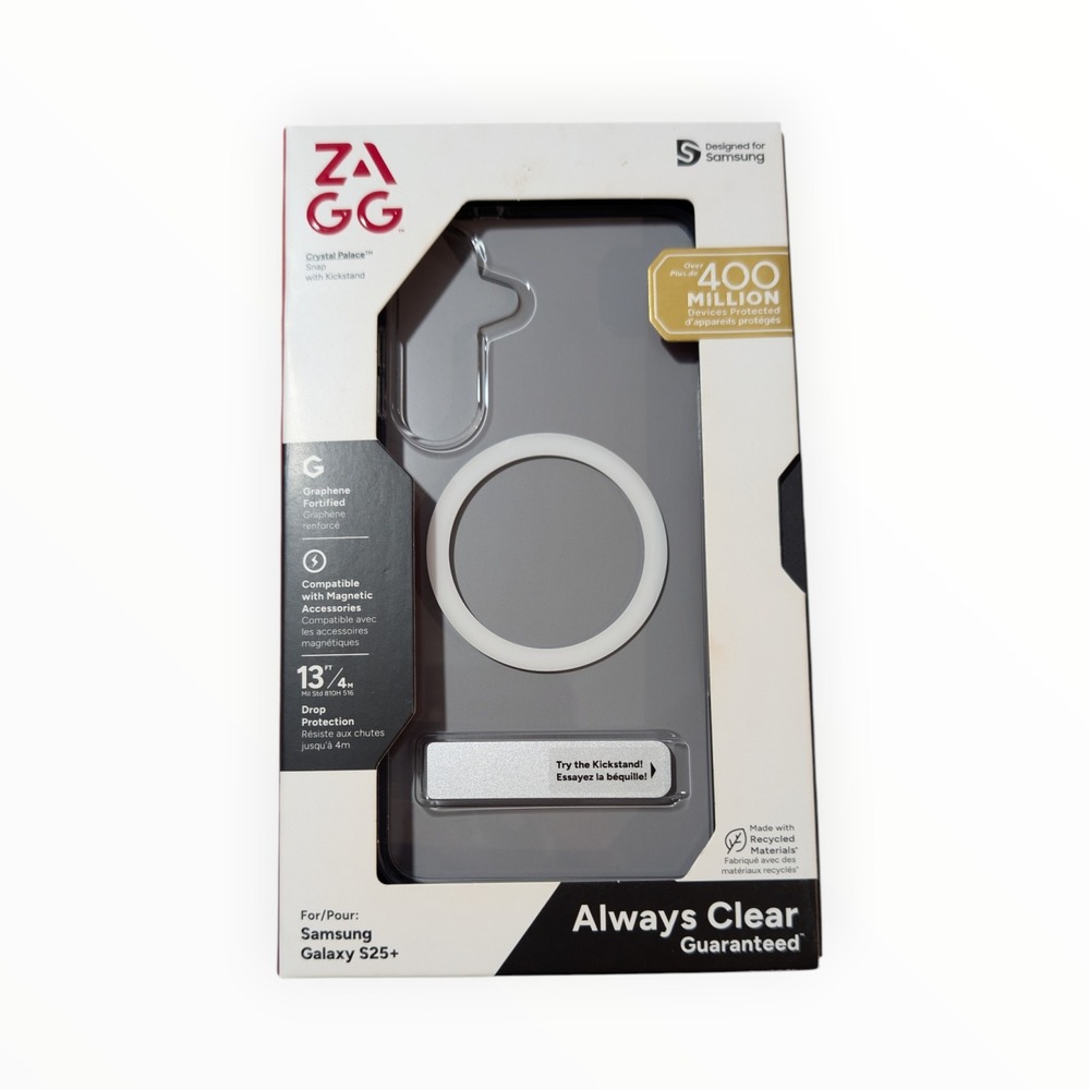 Y1-O ZAGG Crystal Palace Snap Series Case for‎ Samsung Galaxy S25+ (Clear)